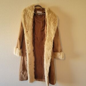 Y2K Wilson Leather Trench Coat